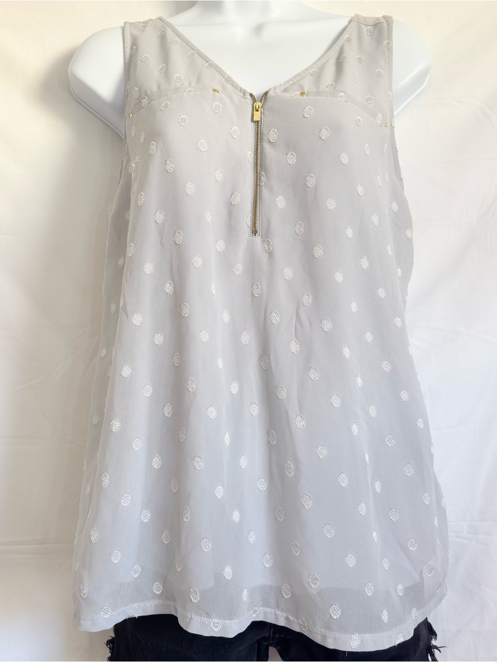 light grey Express tank top